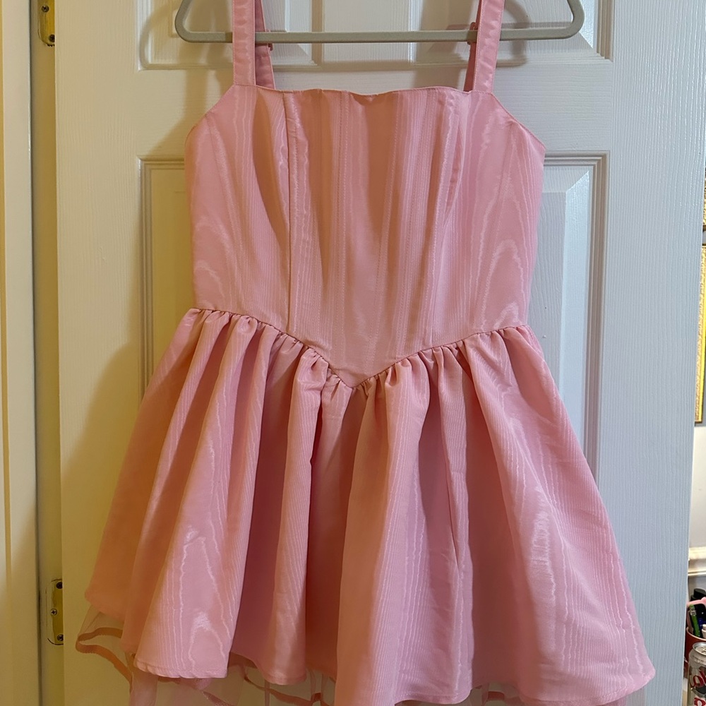 Sugar Thrillz Dolls Kill Magic Moves Light Pink Corset Dress XL